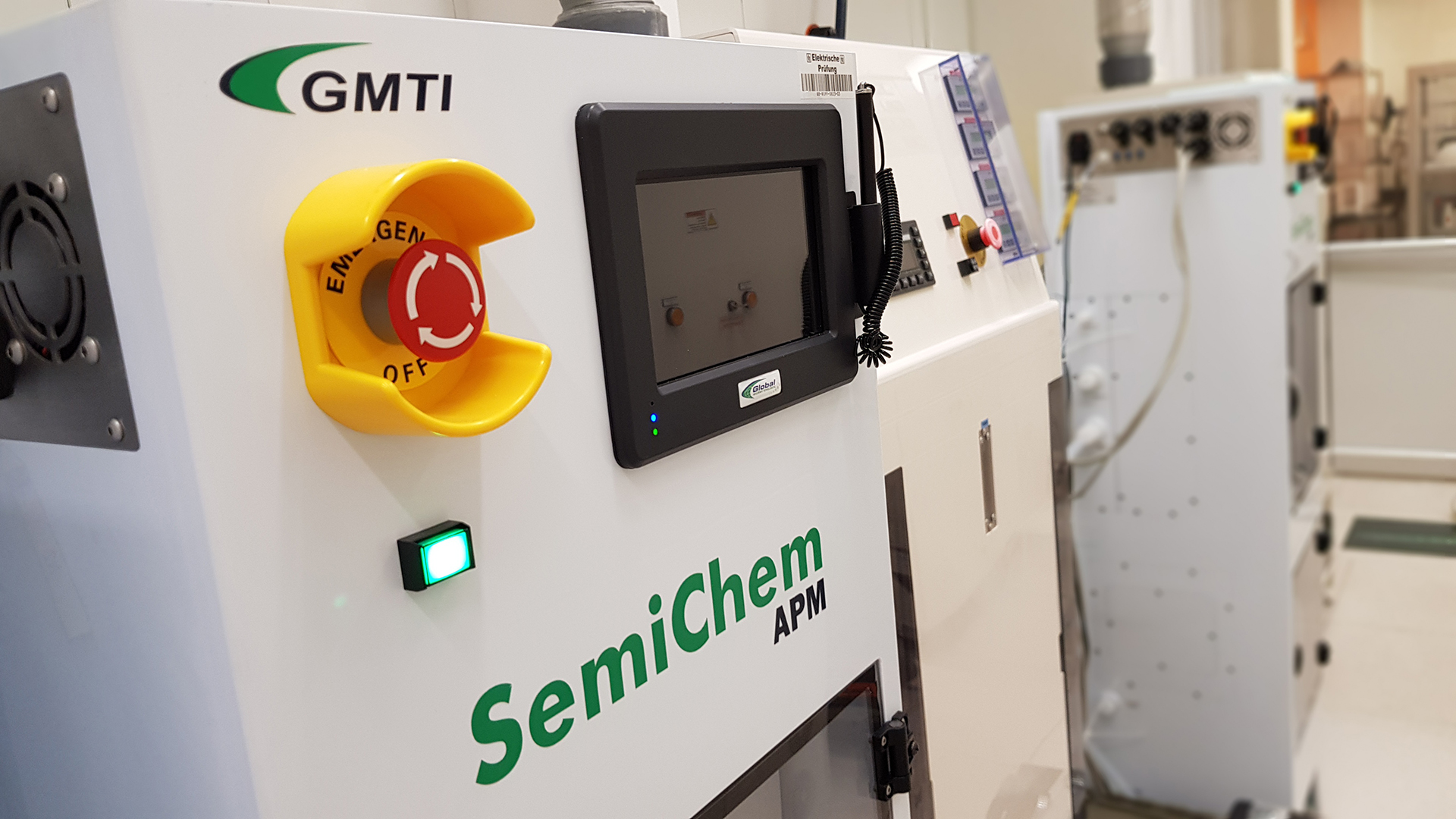 Chemical dosing and metrology unit in a cleanroom environment